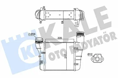 KALE 352430 Turbo Radyatoru (Intercooler) Sol Audı A4 2,0tdı - Tfsı 04>08 Exeo 1,8tsı 2,0tfsı - Tdı 09> 8E0145805AA, 8E0145805T, 8E0145805S, 8E0145805F, 8ML376899121, 801M21A, 96549, 7103054