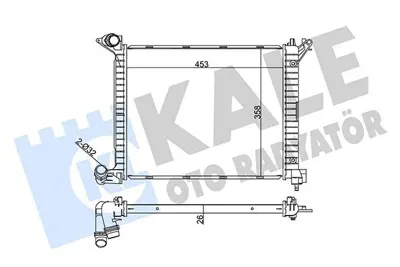 KALE 352565 Motor Su Radyatoru Mını W17 D14 (1nd) R50 R53 One D 03>06 17117788753, 7788753, 1023110, 8MK376718341, 8MK376718344, 8MK376754031, 69704, 69704A