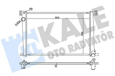 KALE 352570 Motor Su Radyatoru Mını R55 R56 R57 R58 R60 R61 17117535099, 7535099, 8675266, 17118675266, DRM05007, 1023135, 8MK376754591, 69706