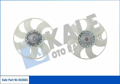 KALE 352665 Sogutma Fani Transit 2.4 Td - Di - Tde 00> 06 (Komple) 2C118C617BA