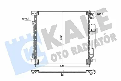 KALE 354015 Klima Radyatörü 7812A292