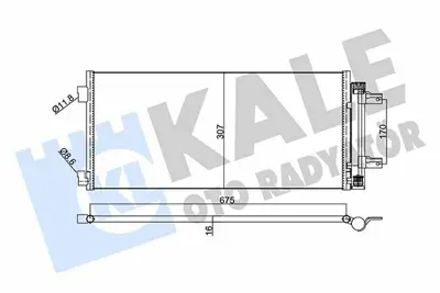 KALE 354885 Klima Radyatoru Astra K B14xfl B14xft 39011385, 39131676