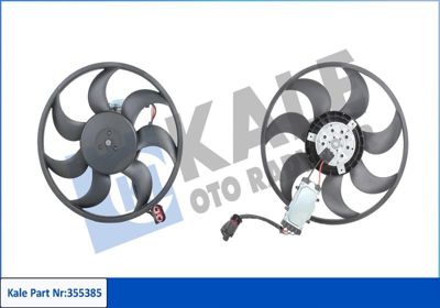 KALE 355385 Kontrol Uniteli Radyator Fani 450w 420mm Sağ Q7 07>15 Touareg Cayenne 03>10 Brj Bac Ble 7L0959455G