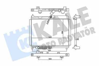 KALE 355745 Motor Radyatoru Yenı Kasa Ecosport 1.0 Ecoboost 13> 2088142, 2088146, 2101532, 2101541, 2178100, 2372158, 2378985, H1BG8005AB, H1BG8005AC, H1BG8005AD