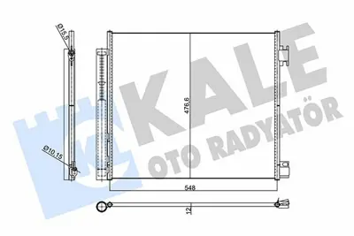 KALE 356110 Klima Radyatörü 92100-4EA0A