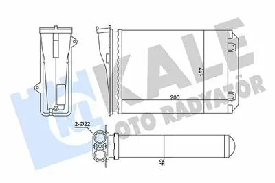 KALE 356125 Kalorıfer Radyatörü 1608182480