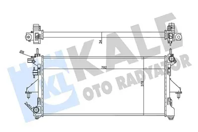 KALE 356455 Radyatör 2052011ab Ducato-Iıı 2.3 Jtd (06-) (Klima) Boxer-Iıı Jumper-Iıı 2.2 Hdi 1330Q2, 1330Q3, 1330S3, 1330Z4, 133300000, 1340359080, 13425880, 1342588080, 1342688080, 1349196080