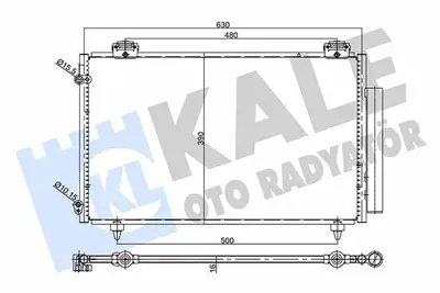 KALE 357745 Klima Radyatörü 88450-02250