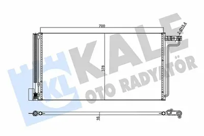 KALE 357755 Klima Radyatörü AV6119710AC