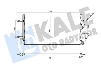 KALE 357770 Klima Radyatörü 8T0260401