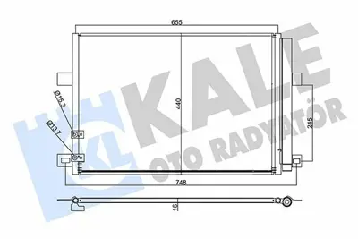 KALE 357810 Klima Radyatörü 2H0820411A