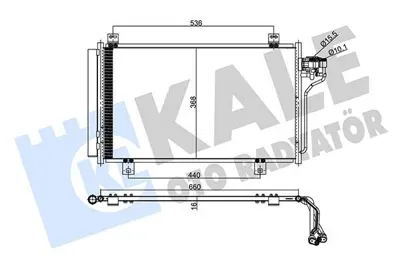 KALE 357975 Klima Radyatörü GHP961480B