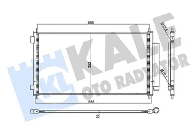KALE 358075 Klima Radyatörü 80110SWWG01