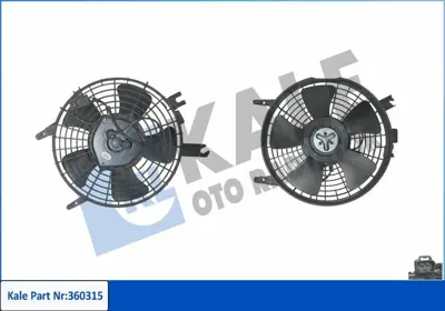 KALE 360315 Radyator Fanı Corolla 1992-1998 Ae101 Kasa 360315