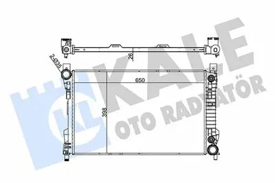 KALE 360600 Motor Su Radyatoru W203 00>07 Cl203 02>08 S203 01>07 C209 02>09 A209 03>10 R171 04>11 A2035000503