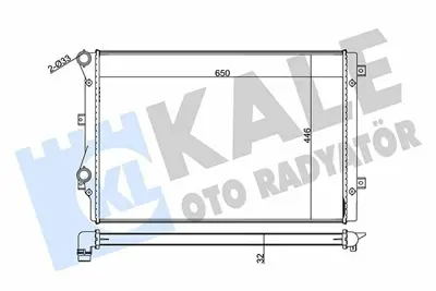 KALE 367600 Radyator A3 Altea Leon Octavıa Beetle Caddy3 1K0121253L, 1K0121251L, 1K0121251BB, 5K0121251J, 5K0121253B, 5K0121251AA, 1K0198251CS, 1K0121251CS, 1KD121251D, 1K0121251DD