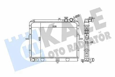 KALE 370000 Su Radyatörü OK63K15200