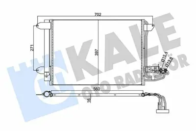 KALE 375400 Klima Radyatoru Caddy Iii Golf V Vi Jetta Iii Eos Scirocco Toruran Super B Octavia Yeti Toledo Leon Altea A3 Audi Tt 1.2 Tsi 1.4tfsi 1.6 Fsi 1.8 Tfsi 2.0fsi 1.6tdi 1.9tdi 2.0tdi 1K0820411H, 1K0820411G, 1K0820411N, 1K0820411D, 1K0820411P, 1K0820411Q, 1K0820411E, 1K0820411F, 1K0820411AK, 1K0820411AH