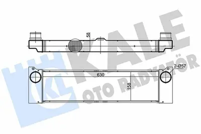 KALE 375695 Turbosarj Radyatoru Vıano W639 03> Vıto W639 03> 6395010801, A6395010801, 105466, 818356, 127011N, 376746491, 540180016, 96531, 30004473, 2066583