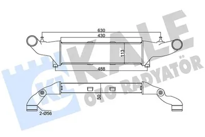 KALE 375715 Turbosarj Radyatoru W202 95>00 S202 96>01 C208 97>00 A208 98>00 1J927156JE