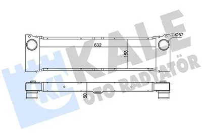 KALE 375740 Turbosarj Radyatoru Vıano W639 03> Vıto W639 03> E4LY9350A
