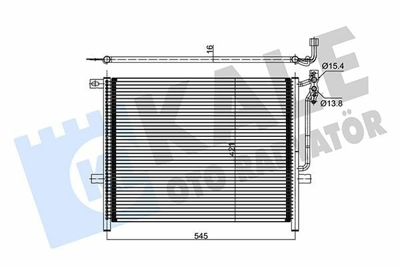 KALE 376800 Klima Radyatoru Bmw E46 M43 M52 M54 N40 N42 N45 8377614
