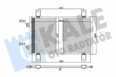 KALE 377600 Klima Radyatoru Jumper Ducato Boxer 07> 6455CG