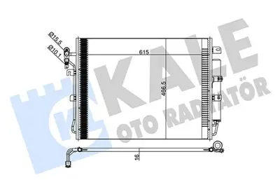 KALE 378000 Klima Radyatoru (276dt) Dıscovery 3 L319 04>09 Dıscovery 4 09>18 LR018403
