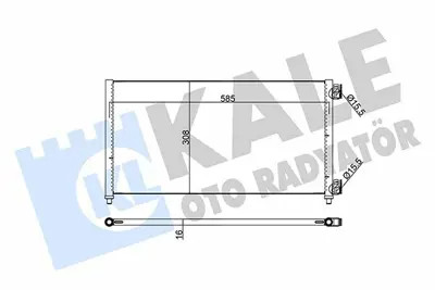 KALE 378200 Klima Radyatoru Doblo 1,3 1,9 Jtd - D 01> Punto 1.2 99>10 46821270, 41732993, 42820833, 46798100, 46820833, 46821264, 51708909, 51712795, 51712975, 51732993