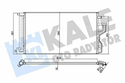 KALE 379600 Klima Radyatoru Komple Sportage Ix35 2010> (678×388×16) 976062S500