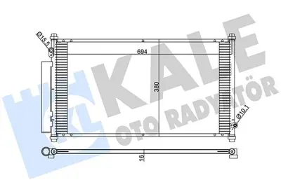 KALE 380600 Condenser Jazz 714x380x16 80110SEMM02