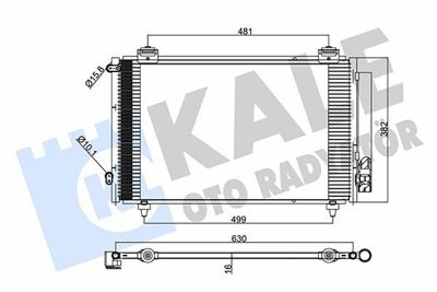 KALE 383300 Klima Radyatörü 88450-02150