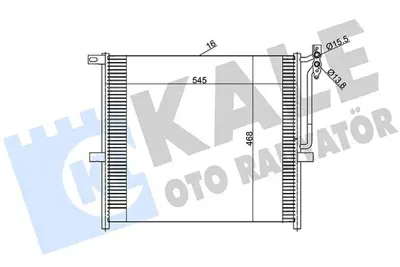 KALE 384800 Klima Radyatoru Bmw X3 E83 N46 M54 N52  3400400