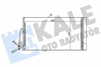 KALE 384900 Klima Radyatoru Mını R55 R56 R57 R60 9239920