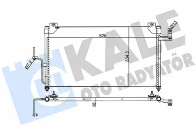 KALE 387100 Klima Radyatoru Mazda 323 1998 2002 B25F61480B