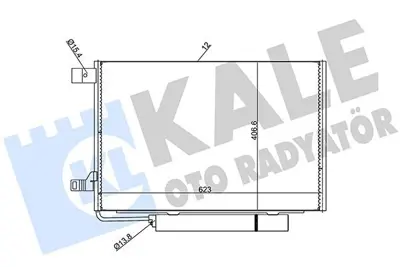 KALE 388000 Klima Radyatoru A-Class W169 04>12 B-Class W245 05>11 A1695001154