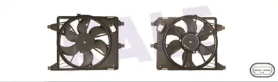 KALE 414300 Davlumbazlı Fan Motoru 414300 Clıo-Iı Kango (97-) Megane (99-03) (380mm) 7701051495, 7701051483, 7701045816, 7701044185, 7701070217, 7701048284, 770104581, 7701049611, 7701051497, 7701040718
