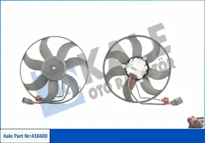 KALE 416600 Fan Motoru 1K0959455FF, 1K0959455BC, 1K0959455CS, 1K0959455EA, 1K0959455P, 1K0959455FP, 1K0121205J, 1K0959455CQ, 1K0959455CT, 1K0959455DG