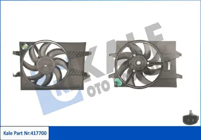 KALE 417700 Fan Motoru 2S6H8C607EF