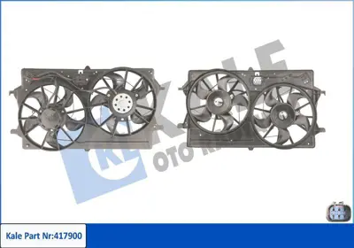 KALE 417900 Fan Motoru 98AB8C607EL