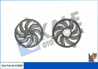 KALE 419600 Fan Motoru 1253C5, 125487, 125480, 1253C9, 1253R7, 9671972780, 1253C7, PG206125480, 125391, 125392