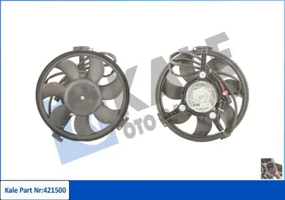 KALE 421500 Fan Motoru Kucuk Olan (80w 280mm) A4 A6 A8 Passat 8G0959455