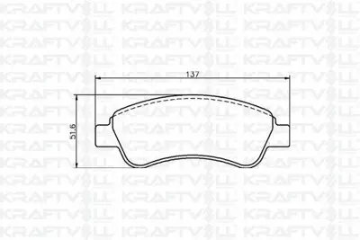 KRAFTVOLL 07010030 Fren Balatası On Berlıngo Iı Partner Iı P1007 C2 C3 Iı C4 Xsara Pıcasso P207 C3 Iıı Ds3 C3 Pıcasso P 1610489680, 425218, 425221, 425238, 425239, 425240, 425276, 425330, 425338, 425341