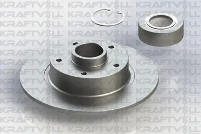 KRAFTVOLL 07049407 Fren Dıskı Arka Megane Iv 16 > Kaplamalı Rulmanlı Abs Sensor Halkalı Yarıcapı 30mm 432000010R, 432000185R, 432002188R, 432006506R, 432006609R, 432007556R, 432027412R, 861498625, 867407625, 871498625A