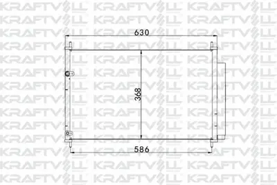 KRAFTVOLL 08060004 Klima Radyatoru Toyota Aurıs Corolla 2007-2012 Corolla 2013-> (695×333×16) 8845002280, 8845012280, 8845002330, 8845012300, 8845002350, 8845002300, 8845002360, 8846002390, 8845002410, 8845012290