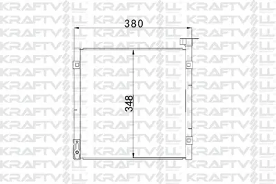 KRAFTVOLL 08060011 Klima Radyatoru (Kondanser) Cıvıc 95-> (340×375×16) 80110SO4003, 80110SO1A11, 80110S2HY01, 80110S2H003, JRB100780, JRB100490, 80110SO4K81, 80110S01A11, 80110S01A01, 80110S04003