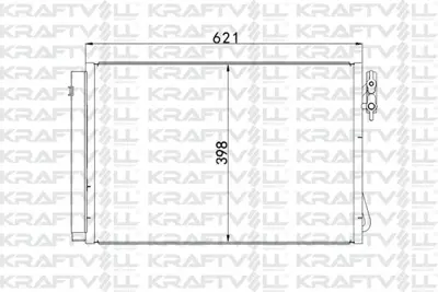 KRAFTVOLL 08060082 Klima Radyatoru N43 N45 N46 N51 N52 N53 M3 E81 E82 E87 E88 E90 E91 E92 E93  X1 E84 E89 6930038, 6930040, 64509169772, 64509169791, 64536930038, 64536930040, 64539206297, 64539206300, 64539229022, 9206297