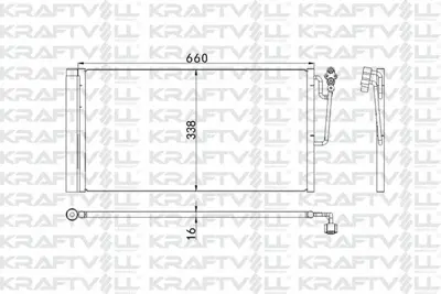 KRAFTVOLL 08060092 Klima Radyatoru Mını R55 R56 R57 R60 6941084, 64536941084, 64539239920, 9239920, 9228607, 64539228607, 64566941084, DCN05102, 8022030, 8FC351309381