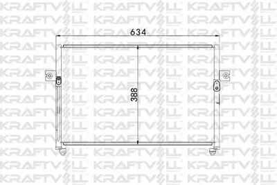 KRAFTVOLL 08060093 Klima Radyatoru (Kondanser) Starex 2,5crdı 97-> 976064A000, 976064A250, 976064A002, 976064A252, 976064A251, 976064A100, 976064A001, 976064A525, 8283023, 8FC351038761