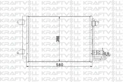 KRAFTVOLL 08060130 Klima Radyatoru Caddy Iıı Golf V Vı Jetta Iıı Eos Scırocco Toruran Super B Octavıa Yetı Toledo Leon  1K0820411H, 1K0820411G, 1K0820411N, 1K0820411D, 1K0820411P, 1K0820411Q, 1K0820411E, 1K0820411F, 1K0820411AK, 1K0820411AH